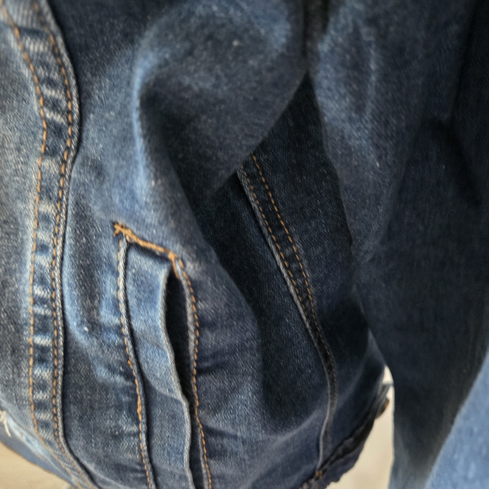 Rina Rossi Blue Jean Jacket New With Tags - Picture 5 of 12